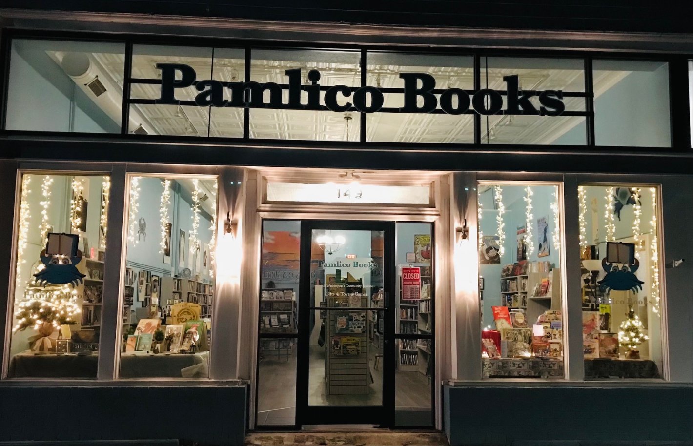 front of Pamlico Books